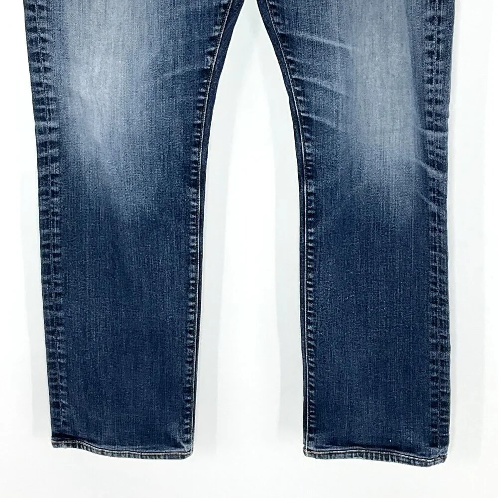 AG Adriano Goldschmied Jeans Mens 38x29 Blue Graduate Tailored Stretch Denim - Picture 3 of 13